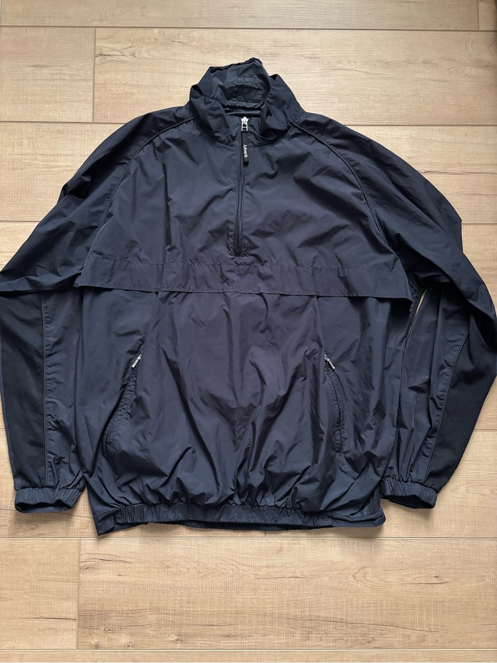 Ashworth Vintage Weather Systems Quarter Zip Golf Windbreaker Anorak Jacket